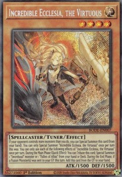 Incredible Ecclesia, the Virtuous (V.1 - Secret Rare) - Burst of Destiny (Secret Rare) [BODE-007]