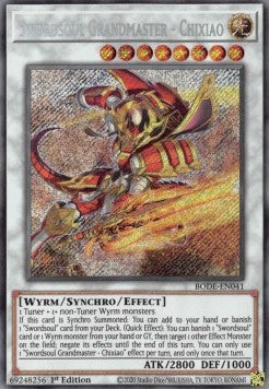 Swordsoul Grandmaster - Chixiao (V.1 - Secret Rare) - Burst of Destiny (Secret Rare) [BODE-041]