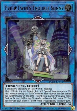 EvilTwin's Trouble Sunny (V.1 - Ultra Rare) - Burst of Destiny (Ultra Rare) [BODE-051]
