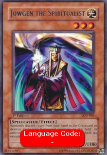 Jowgen the Spiritualist (V.2 - Rare) - Labyrinth of Nightmare (Rare) [LON-061]