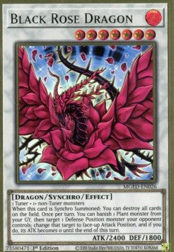 Black Rose Dragon (V.1 - Premium Gold Rare) - Maximum Gold: El Dorado (Premium Gold Rare) [MGED-026]