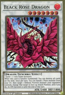 Black Rose Dragon (V.1 - Premium Gold Rare) - Maximum Gold: El Dorado (Premium Gold Rare) [MGED-026]