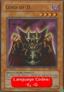 Lord of D. (V.1 - Super Rare) - Starter Deck: Kaiba (Super Rare) [SDK-038]