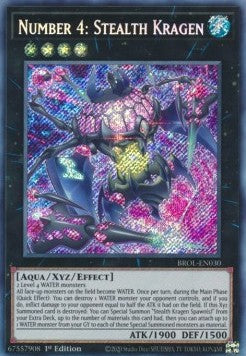 Number 4: Stealth Kragen - Brothers of Legend (Secret Rare) [BROL-030]