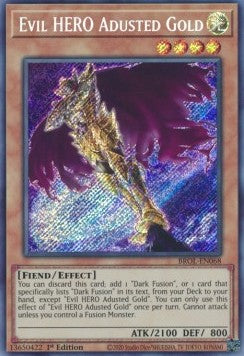 Evil HERO Adusted Gold - Brothers of Legend (Secret Rare) [BROL-068]