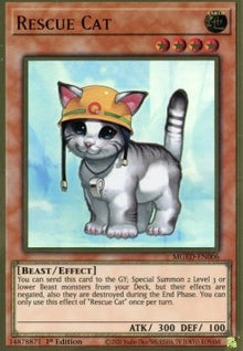 Rescue Cat (V.1 - Premium Gold Rare) - Maximum Gold: El Dorado (Premium Gold Rare) [MGED-006]