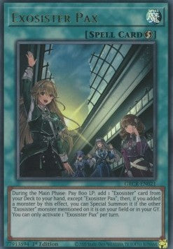 Exosister Pax (V.1 - Ultra Rare) - The Grand Creators (Ultra Rare) [GRCR-021]