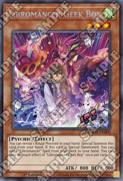 Libromancer Geek Boy (V.1 - Secret Rare) - Battle of Chaos (Secret Rare) [BACH-000]