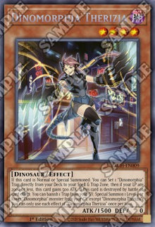 Dinomorphia Therizia (V.1 - Secret Rare) - Battle of Chaos (Secret Rare) [BACH-009]