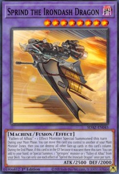 Sprind the Irondash Dragon - Structure Deck: Albaz Strike (Common) [SDAZ-045]
