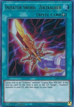Inzektor Sword - Zektkaliber - Ghosts From the Past: The 2nd Haunting (Ultra Rare) [GFP2-156]