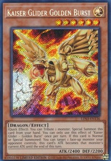 Kaiser Glider - Golden Burst - Legendary Duelists: Season 3 (Secret Rare) [LDS3-136]