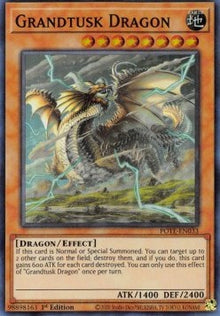Grandtusk Dragon - Power of the Elements (Super Rare) [POTE-033]