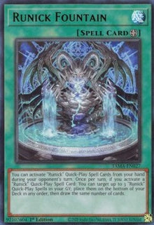 Runick Fountain (V.1 - Ultra Rare) - Tactical Masters (Ultra Rare) [TAMA-027]