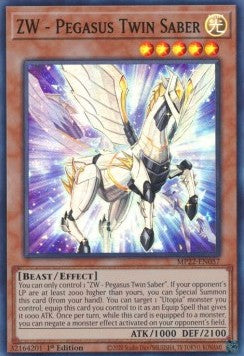 ZW - Pegasus Twin Saber - 2022 Tin of the Pharaoh's Gods (Super Rare) [MP22-057]