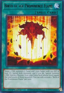 Birth of the Prominence Flame - 2022 Tin of the Pharaoh's Gods (Rare) [MP22-098]