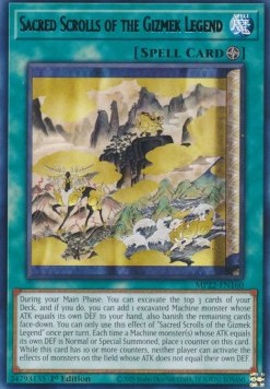 Sacred Scrolls of the Gizmek Legend - 2022 Tin of the Pharaoh's Gods (Rare) [MP22-160]