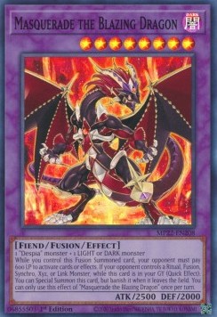 Masquerade the Blazing Dragon - 2022 Tin of the Pharaoh's Gods (Super Rare) [MP22-208]