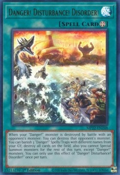 Danger! Disturbance! Disorder! - 2022 Tin of the Pharaoh's Gods (Ultra Rare) [MP22-248]