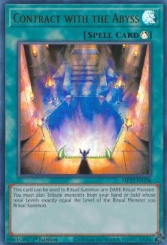 Contract with the Abyss - 2022 Tin of the Pharaoh's Gods (Ultra Rare) [MP22-250]