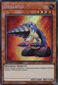 Drillroid (V.2 - Secret Rare) - Speed Duel GX: Midterm Paradox (Secret Rare) [SGX2-B04]