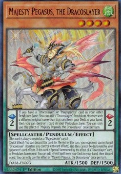 Majesty Pegasus, the Dracoslayer - Darkwing Blast (Ultra Rare) [DABL-023]