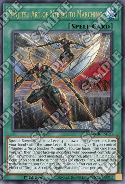 Ninjitsu Art of Mosquito Marching - Battles of Legend: Crystal Revenge (Ultra Rare) [BLCR-030]