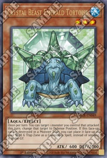 Crystal Beast Emerald Tortoise - Battles of Legend: Crystal Revenge (Ultra Rare) [BLCR-049]