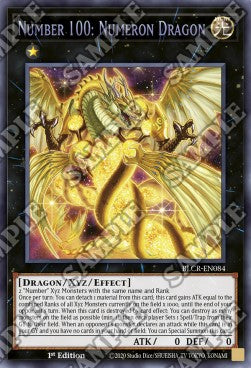 Number 100: Numeron Dragon - Battles of Legend: Crystal Revenge (Secret Rare) [BLCR-084]