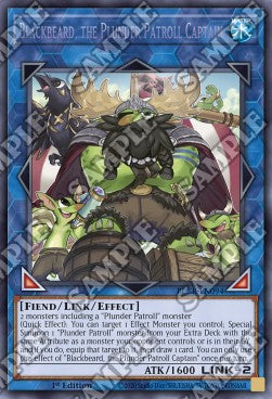 Blackbeard, the Plunder Patroll Captain - Battles of Legend: Crystal Revenge (Secret Rare) [BLCR-094]