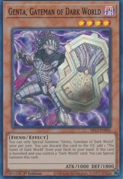 Genta, Gateman of Dark World - Structure Deck: Dark World (Super Rare) [SR13-002]