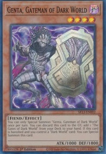 Genta, Gateman of Dark World - Structure Deck: Dark World (Super Rare) [SR13-002]