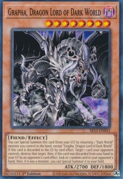 Grapha, Dragon Lord of Dark World - Structure Deck: Dark World (Common) [SR13-043]