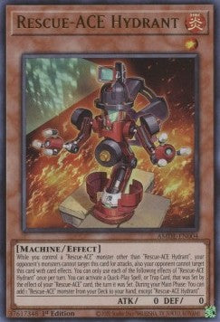 Rescue-ACE Hydrant (V.1 - Ultra Rare) - Amazing Defenders (Ultra Rare) [AMDE-004]