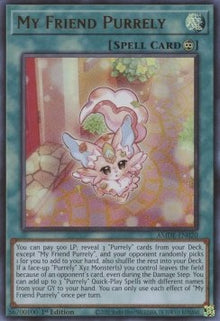 My Friend Purrely (V.1 - Ultra Rare) - Amazing Defenders (Ultra Rare) [AMDE-020]
