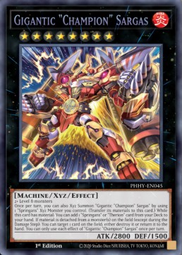 Gigantic "Champion" Sargas - Photon Hypernova (Secret Rare) [PHHY-045]