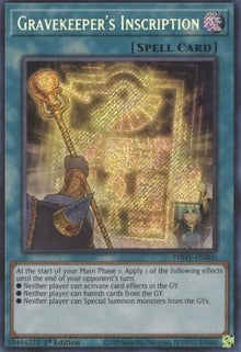Gravekeeper's Inscription - Photon Hypernova (Secret Rare) [PHHY-000]