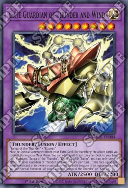 Gate Guardian of Thunder and Wind - Maze of Memories (Super Rare) [MAZE-004]