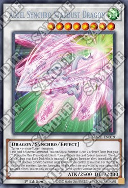 Accel Synchro Stardust Dragon (V.1 - Ultra Rare) - Maze of Memories (Ultra Rare) [MAZE-019]