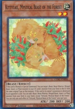 Kittytail, Mystical Beast of the Forest - Cyberstorm Access (Super Rare) [CYAC-096]