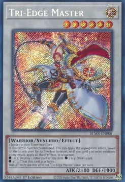 Tri-Edge Master (V.1 - Secret Rare) - Battles of Legend: Monstrous Revenge (Secret Rare) [BLMR-008]