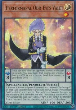 Performapal Odd-Eyes Valet - Battles of Legend: Monstrous Revenge (Ultra Rare) [BLMR-029]