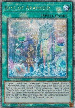 Rite of Aramesir (V.2 - Quarter Century Secret Rare) - Battles of Legend: Monstrous Revenge (Quarter Century Secret Rare) [BLMR-093]