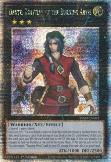 Dante, Traveler of the Burning Abyss (V.2 - Quarter Century Secret Rare)