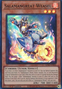 Salamangreat Weasel - Legendary Duelists: Soulburning Volcano (Super Rare) [LD10-002]