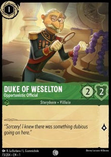 Duke of Weselton - Opportunistic Official - The First Chapter (Common) [1TFC-73]