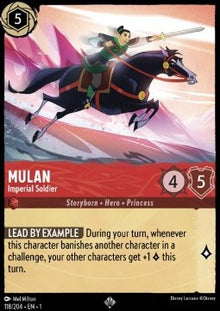 Mulan - Imperial Soldier (V.1) - The First Chapter (Super Rare) [1TFC-118]