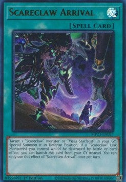 Scareclaw Arrival - 25th Anniversary Tin: Dueling Heroes Mega Pack (Ultra Rare) [MP23-097]