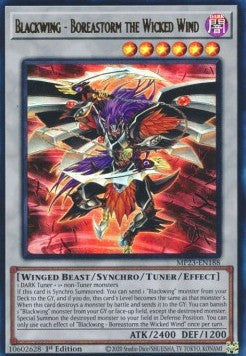 Blackwing - Boreastorm the Wicked Wind - 25th Anniversary Tin: Dueling Heroes Mega Pack (Ultra Rare) [MP23-188]