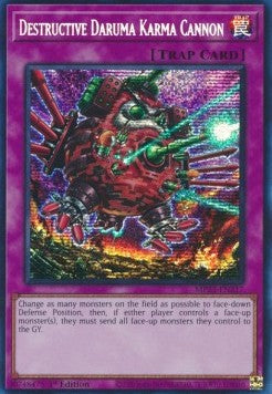 Destructive Daruma Karma Cannon - 25th Anniversary Tin: Dueling Heroes Mega Pack (Secret Rare) [MP23-217]